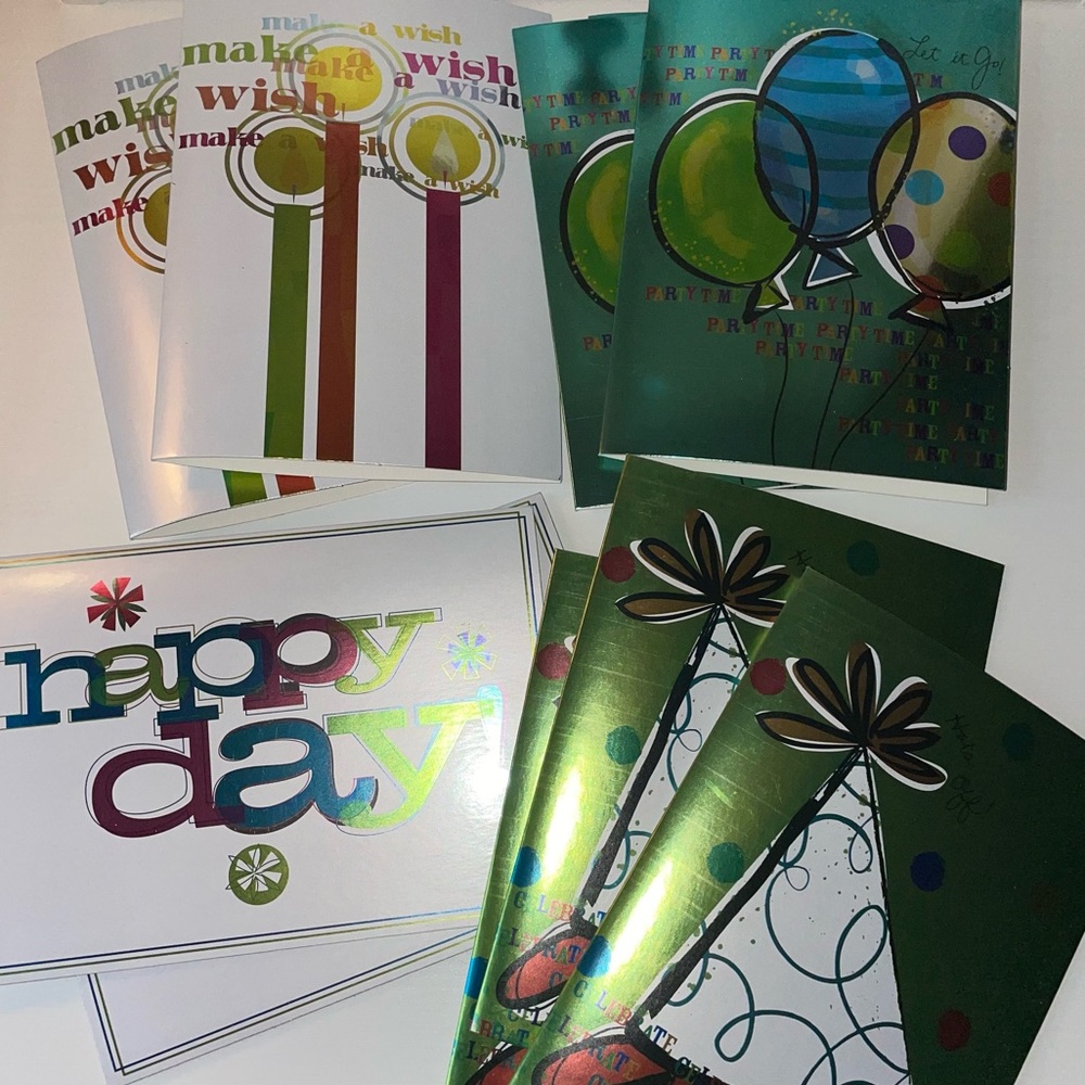 ⭐️FWP Birthday Card Assortment by Gartner - total of 10 cards